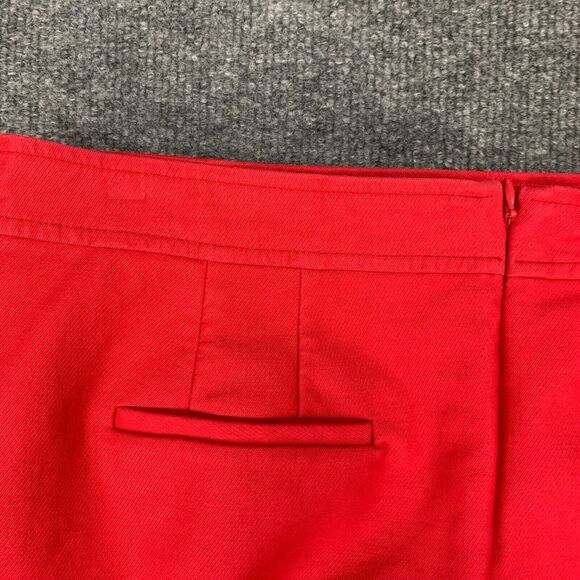 J Crew Postage Stamp Sailor Mini Skirt Women 8 Watermelon Lined Nautical Buttons - Picture 9 of 12